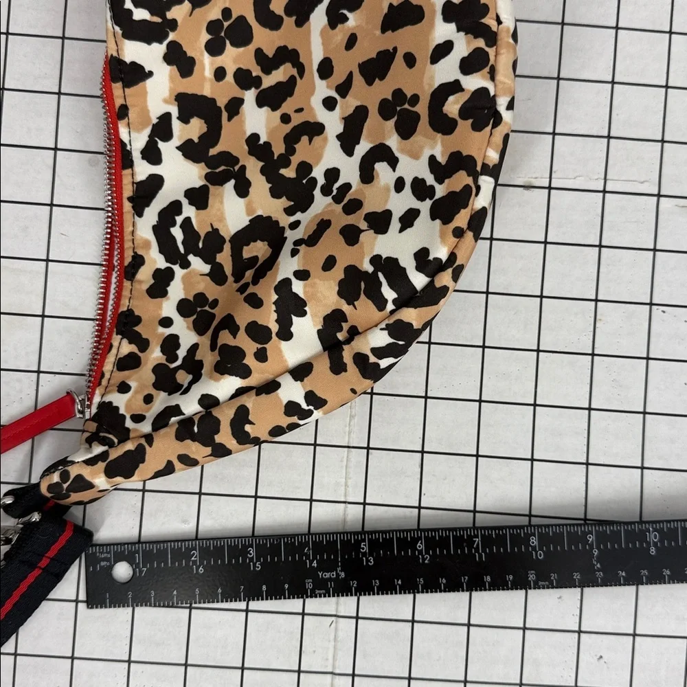 Brighton Spotted Love Swing Bag Leopard Print Crossbody Adjustable Strap OS